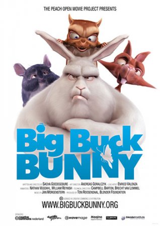 Большой Зая (Big Buck Bunny) (2008) HDTVrip